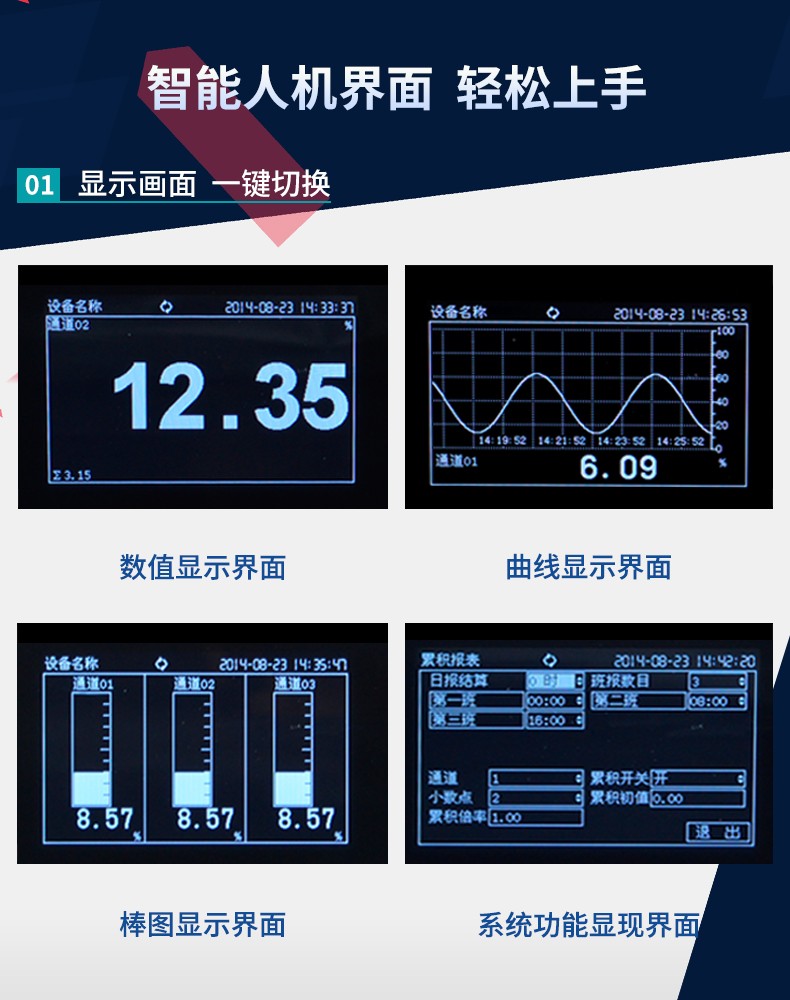 米科MIK-R200D無紙記錄儀產品特點